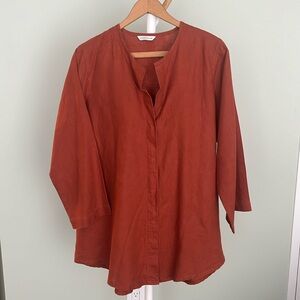 Elizabeth Suzann Kara Snap Longsleeved Top (M)